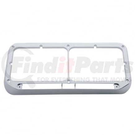 United Pacific 32380B Headlight Bezel - Rectangular, Dual, LED Cut-Out