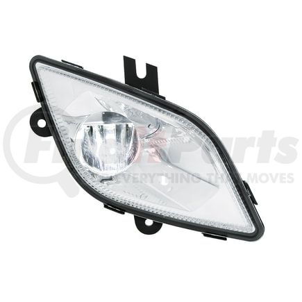 United Pacific 32901 Fog Light - Chrome, Single LED, Competition Series, Passenger Side, for 2018-2022 Freightliner Cascadia