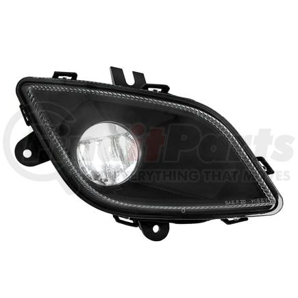 United Pacific 32903 Fog Light - Black, Single LED, Competition Series, Passenger Side, for 2018-2022 Freightliner Cascadia