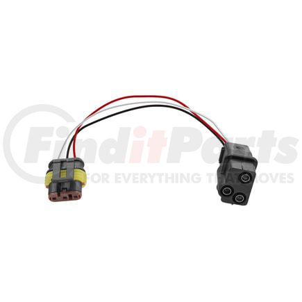 United Pacific 34236P Multi-Purpose Wiring Harness - 3-Way, Molded, Female Bullet Plug, to 3-Way TE AMP Style