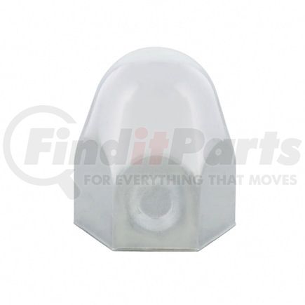 United Pacific 10004P Wheel Lug Nut Cover Set - 1.5" x 2", Chrome, Steel, Bullet