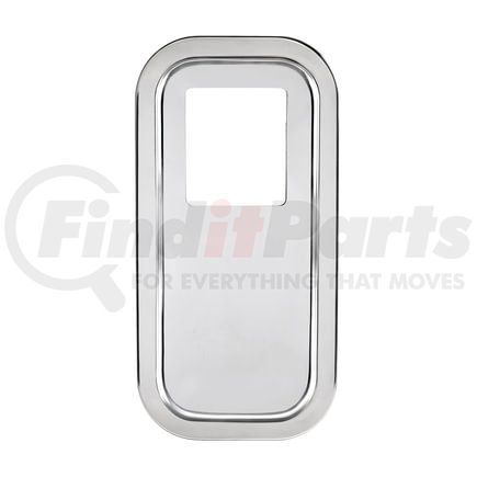 United Pacific 21731B Transmission Shift Lever Plate Base Cover - Bulk, Stainless Steel, for Peterbilt Extended Hood