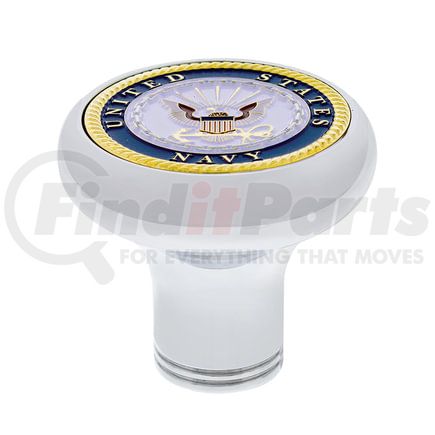 United Pacific 22962 Air Brake Valve Control Knob - Deluxe Military Medallion Air Valve Knobs - Navy