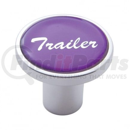 United Pacific 23232 Air Brake Valve Control Knob - "Trailer", Purple Glossy Sticker