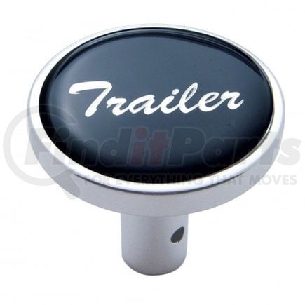 United Pacific 23342 Air Brake Valve Control Knob - "Trailer" Long, Black Glossy Sticker