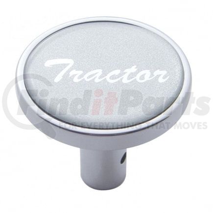 United Pacific 23339 Air Brake Valve Control Knob - "Tractor" Long, Silver Glossy Sticker