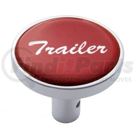 United Pacific 23346 Air Brake Valve Control Knob - "Trailer" Long, Red Glossy Sticker