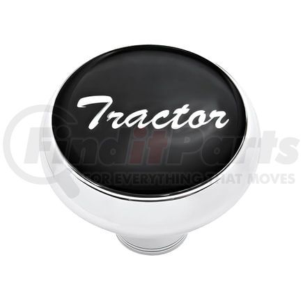 United Pacific 23400 Air Brake Valve Control Knob - "Tractor" Deluxe, Black Glossy Sticker