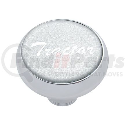 United Pacific 23405 Air Brake Valve Control Knob - "Tractor" Deluxe, Silver Glossy Sticker