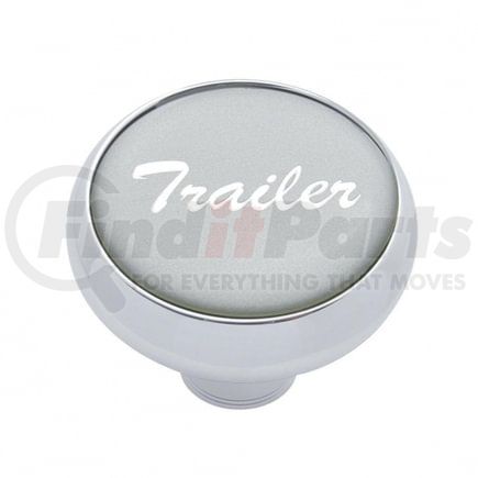 United Pacific 23411 Air Brake Valve Control Knob - "Trailer" Deluxe, Silver Glossy Sticker