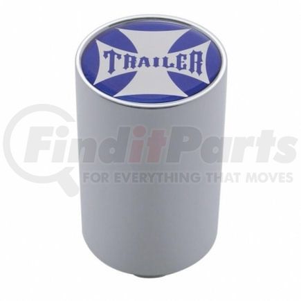 United Pacific 23719 Air Brake Valve Control Knob - "Trailer" 3", Blue Maltese Cross Sticker