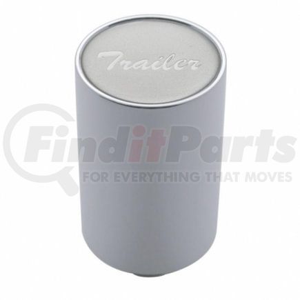 United Pacific 23735 Air Brake Valve Control Knob - "Trailer" 3", Silver Glossy Sticker