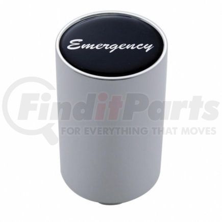 United Pacific 23736 Air Brake Valve Control Knob - "Emergency" 3", Black Glossy Sticker