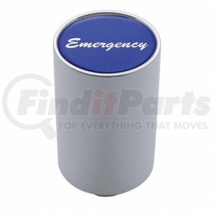 United Pacific 23737 Air Brake Valve Control Knob - "Emergency" 3", Blue Glossy Sticker