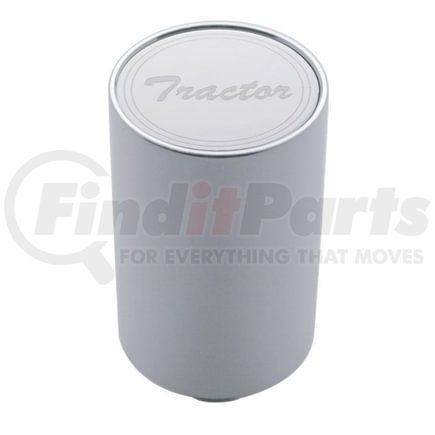 United Pacific 23760 Air Brake Valve Control Knob - "Tractor" 3", Stainless Plaque, with Cursive Script