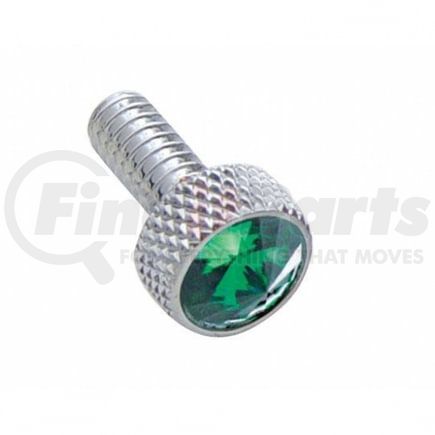 United Pacific 23834 Dash Panel Screw - Dash Screw, Small, with Green Diamond, for Peterbilt