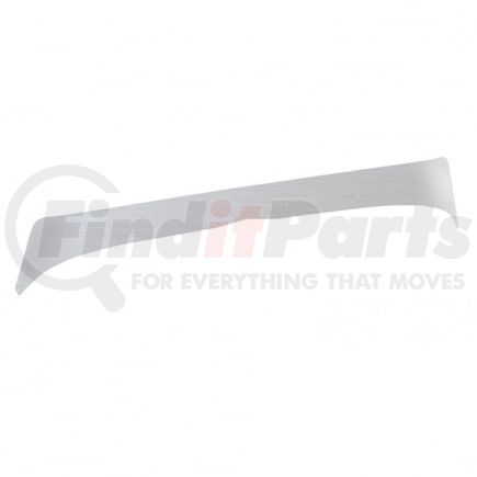 United Pacific 29000 Hood Deflector - Bug Deflector, Stainless, for Peterbilt 379 Long Hood