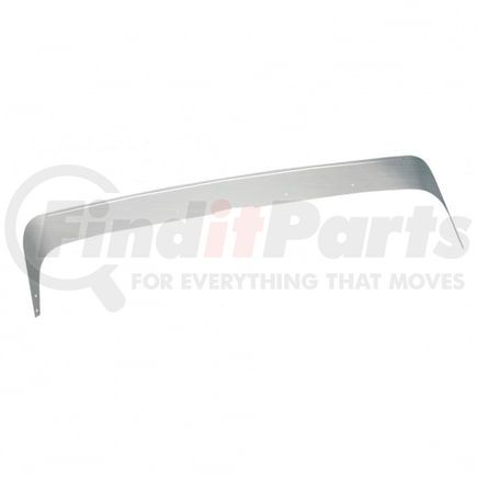 United Pacific 29003 Hood Deflector - Bug Deflector, Stainless, for 2007+ Peterbilt 388/389/Heavy Haul 367