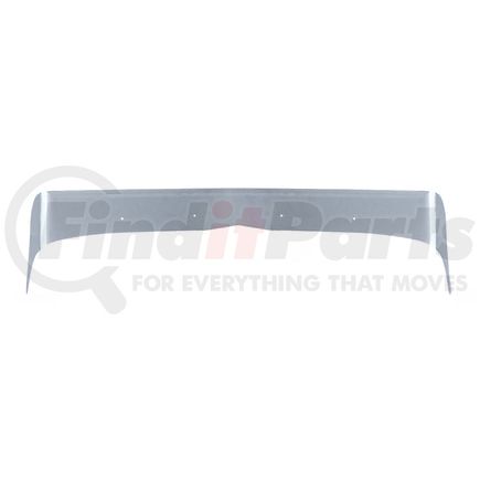 United Pacific 29018 Bug Deflector - 430 Stainless Steel, for Peterbilt 357 & 378/379 with Short Hood