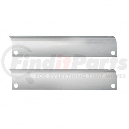 United Pacific 29020 Step Trim - Stainless Steel, Front, for Peterbilt 386