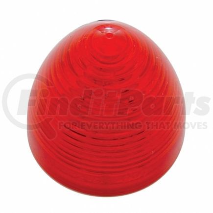 United Pacific 30918 Clearance/Marker Light - Incandescent, Red/Polycarbonate Lens, with Beehive Design, 2"