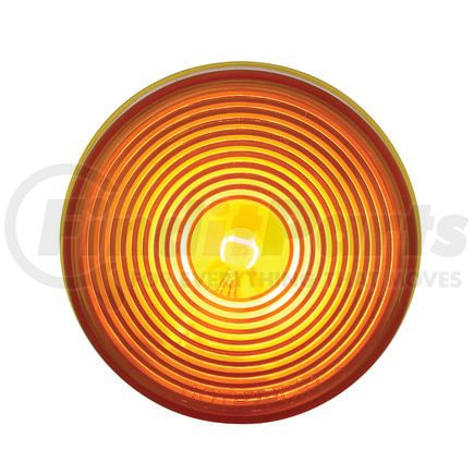 United Pacific 31061 Clearance/Marker Light - Incandescent, Amber/Polycarbonate Lens, with Round Design, 2.5"