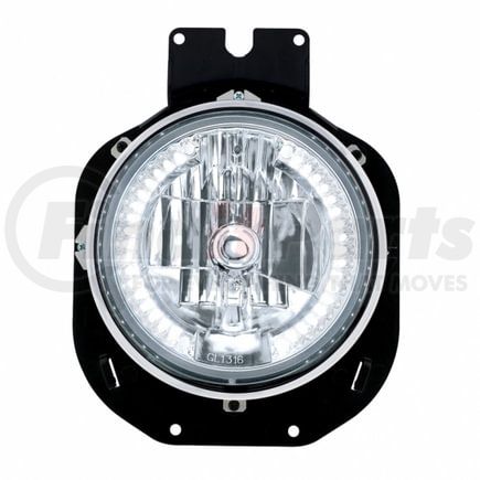 United Pacific 31142 Crystal Headlight - RH/LH, Round, Chrome Housing, with 34 White LED