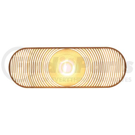 United Pacific 31251 Back Up Light - 6", Oval, Clear Lens