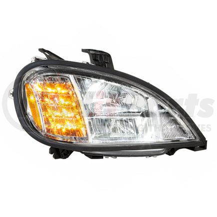 United Pacific 35846 Headlight - R/H, LED, Chrome Inner Housing, with Parking Light