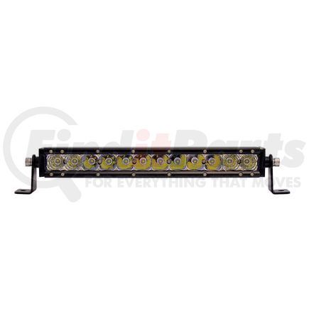 United Pacific 36613 Light Bar - High Power, LED, Spot/Flood Light, Clear Lens, Black Aluminum Housing, Single Row, 12 CREE LED Light Bar, 4200 Lumens, with Mounting Bracket