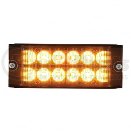 United Pacific 36691 Multi-Purpose Warning Light - 12 High Power LED Warning Light Amber