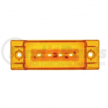 United Pacific 36976 Clearance Light - Rectangular GloLight, 16 LED, Amber LED/Lens