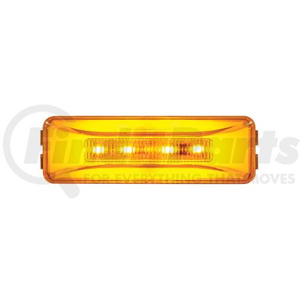 United Pacific 36992 Clearance Light - Rectangular GloLight, 10 LED, Amber LED/Lens