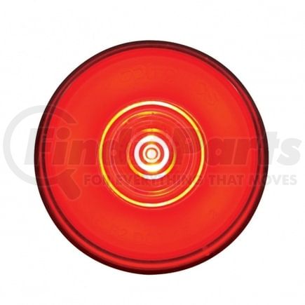 United Pacific 37036 6-LED 2" Round Glolight Clearance/Marker Light, Red LED, Red Lens