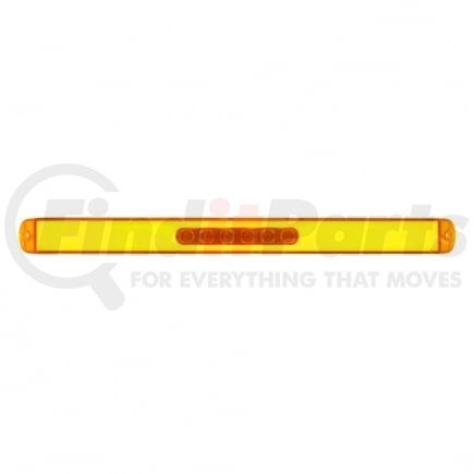 United Pacific 37079 Light Bar - "Glo" Light, LED, Parking/Turn/Clearance Light, Amber LED, Amber Lens, 28 LED Light Bar