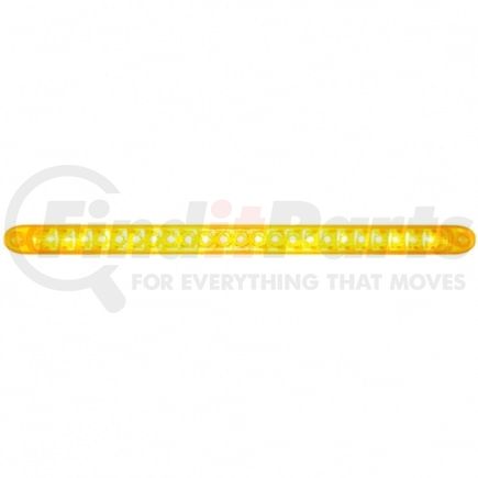 United Pacific 37089 Turn Signal Light - 23 SMD LED 17.25" Reflector Light Bar Only, Amber LED/Amber Lens