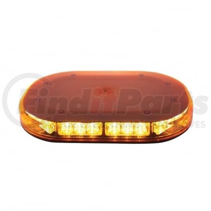 United Pacific 37140 Warning Light Assembly - 30 High Power LED Micro, Amber Cover, Magnet Mount