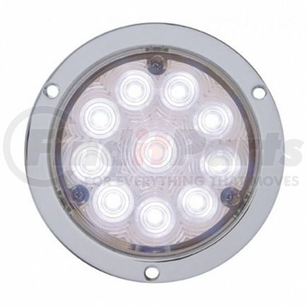 United Pacific 38078 Auxiliary Light - 10 LED 4" Deep Dish Auxiliary/Utility Light, White LED/Clear Lens