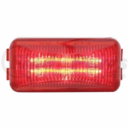 United Pacific 38159B Clearance Light - Bulk, Rectangular Light, 6 LED, Red LED/Lens