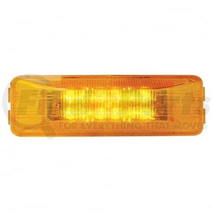 United Pacific 38161B Clearance Light - Bulk, Rectangular Light, 12 LED, Amber LED/Lens