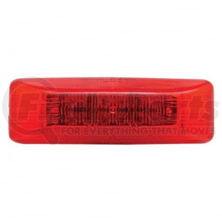 United Pacific 38162B Clearance Light - Bulk, Rectangular Light, 12 LED, Red LED/Lens