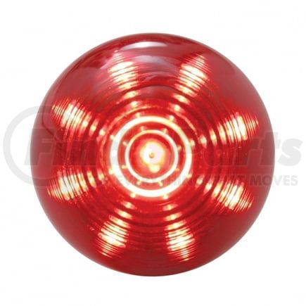 United Pacific 38169 Clearance Light - 2" Round Beehive Light, 9 LED, Red LED/Lens