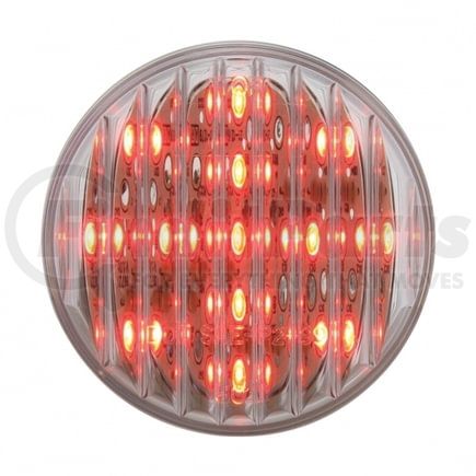 United Pacific 38365B Clearance Light - Bulk, 2-1/2" Round Light, 13 LED, Red LED/Clear Lens