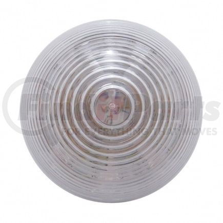 United Pacific 38367B Clearance Light - Bulk, 2" Round Beehive Light, 9 LED, Red LED/Clear Lens