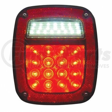 United Pacific 38478 Brake/Tail/Turn Signal Light - LED Universal Combination Tail Light, with License Light