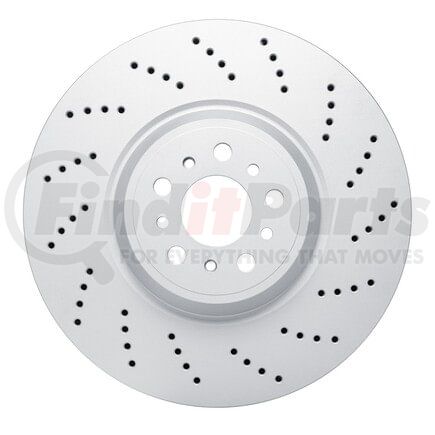 Dynamic Friction Company 624-31193D GEOSPEC Coated Rotor - Drilled