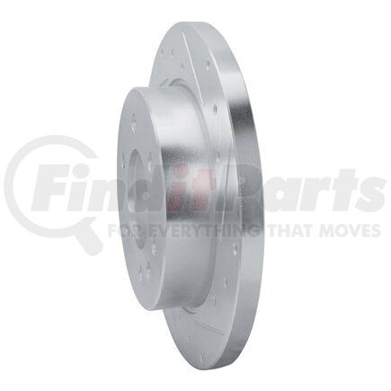 Dynamic Friction Company 631-63175R Brake Rotor - Drilled and Slotted - Silver