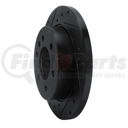 Dynamic Friction Company 633-63175L Brake Rotor - Drilled and Slotted - Black