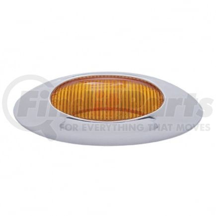 United Pacific 34053B Clearance Light Lens - Bezel & Lens Kit, "Phantom I", Amber Lens