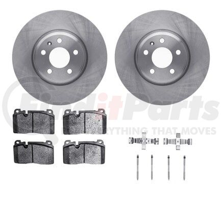 Dynamic Friction Company 6512-73389 Brake Rotor with 5000 Brake Pads and Hardware Kit
